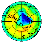 Ozone Field of 09 November 2003
