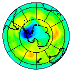 Ozone Field of 25 November 2003