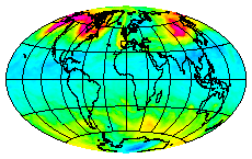 Ozone Field of 01 December 2003