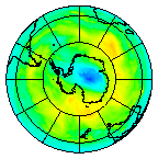 Ozone Field of 01 December 2003