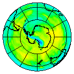 Ozone Field of 05 December 2003