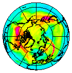 Ozone Field of 08 December 2003