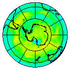 Ozone Field of 08 December 2003