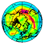 Ozone Field of 12 December 2003