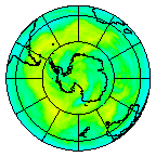 Ozone Field of 12 December 2003