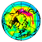 Ozone Field of 13 December 2003