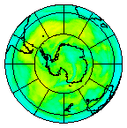 Ozone Field of 14 December 2003