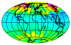 Ozone Field of 15 December 2003