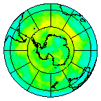 Ozone Field of 20 December 2003