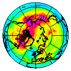 Ozone Field of 23 December 2003