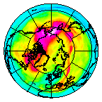 Ozone Field of 24 December 2003
