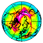 Ozone Field of 25 December 2003
