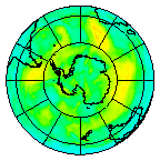 Ozone Field of 25 December 2003