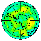Ozone Field of 28 December 2003