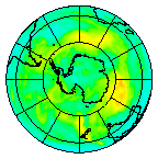 Ozone Field of 29 December 2003