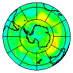 Ozone Field of 30 December 2003