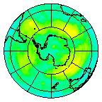 Ozone Field of 01 January 2004