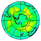 Ozone Field of 02 January 2004