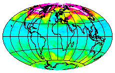 Ozone Field of 04 January 2004