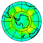 Ozone Field of 04 January 2004