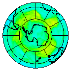 Ozone Field of 05 January 2004