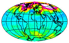 Ozone Field of 09 January 2004