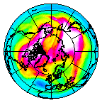 Ozone Field of 09 January 2004