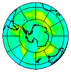 Ozone Field of 09 January 2004