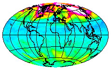 Ozone Field of 10 January 2004