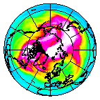 Ozone Field of 11 January 2004