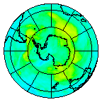 Ozone Field of 11 January 2004