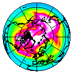 Ozone Field of 12 January 2004