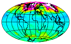 Ozone Field of 13 January 2004