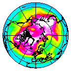 Ozone Field of 13 January 2004