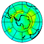 Ozone Field of 13 January 2004