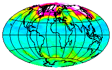 Ozone Field of 14 January 2004