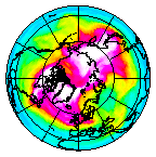 Ozone Field of 14 January 2004