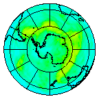 Ozone Field of 14 January 2004