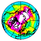 Ozone Field of 15 January 2004