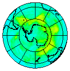 Ozone Field of 15 January 2004