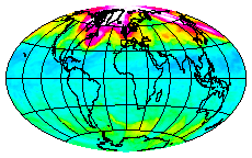 Ozone Field of 17 January 2004