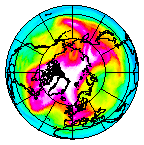 Ozone Field of 18 January 2004