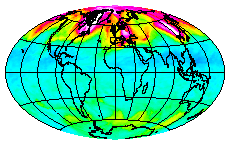 Ozone Field of 21 January 2004
