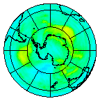 Ozone Field of 23 January 2004