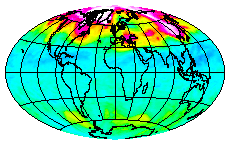 Ozone Field of 24 January 2004