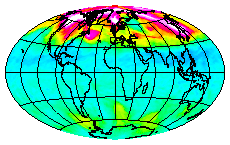 Ozone Field of 27 January 2004