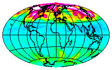 Ozone Field of 28 January 2004