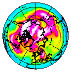 Ozone Field of 30 January 2004