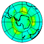 Ozone Field of 31 January 2004