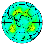 Ozone Field of 04 February 2004